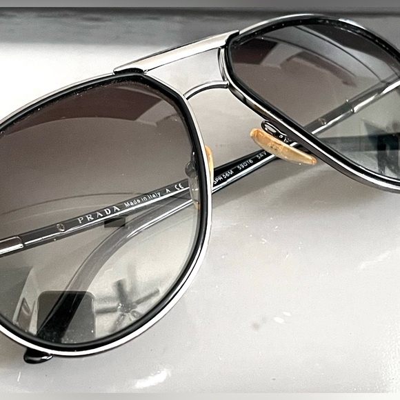 Prada Unisex Aviator Sunglasses - Italy - Picture 5 of 16